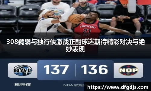 308鹈鹕与独行侠激战正酣球迷期待精彩对决与绝妙表现